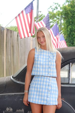 The Americana Gingham Two-Piece Set
