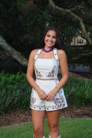 The Terra Halter & Embroidered Shorts Combo