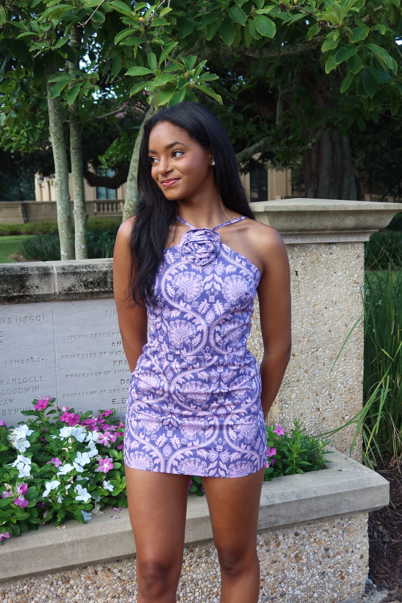 The Amethyst Medallion Halter Mini