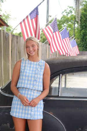 Alternative view of The Americana Gingham Two-Piece Set