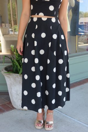 Alternative view of The Classic Monochrome Polka Dot Maxi Set